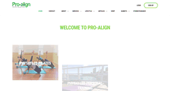 Desktop Screenshot of pro-align.com.au